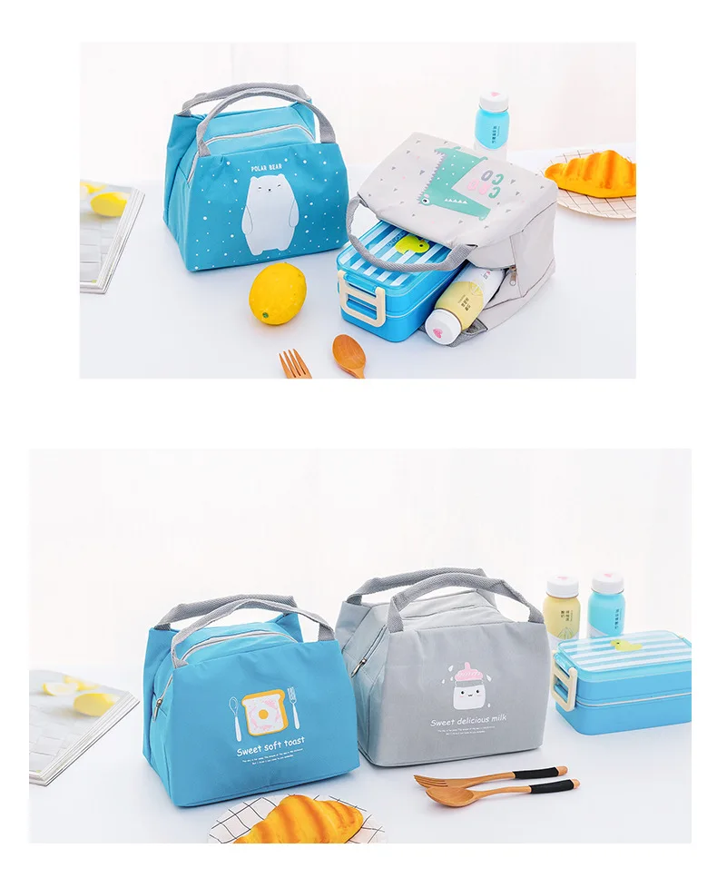 Children's Thermal Insulated Cute Lunch box, Picnic bag (TLB01)