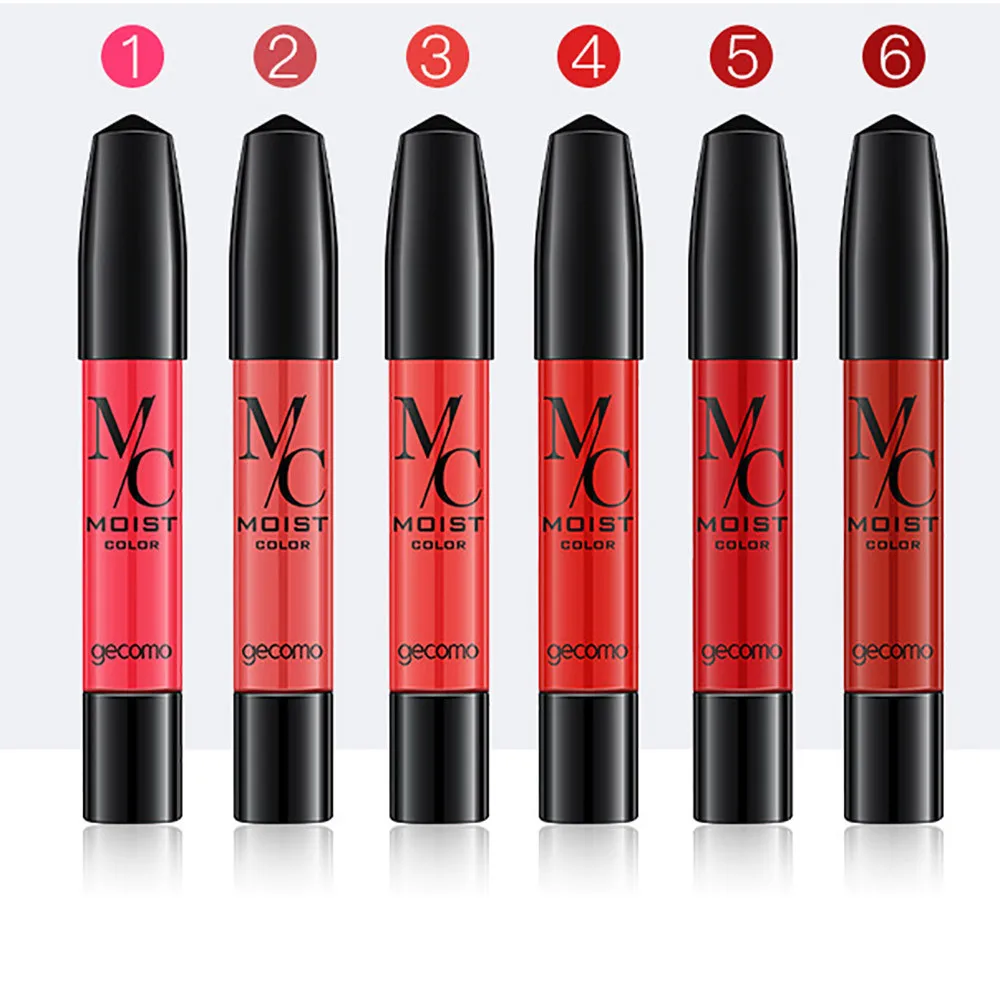 

1pc Lip Stick Cosmetics Waterproof Women Velvet Matte Lipstick Lip Gloss Makeup Professional no rub off Cosmetic matte lips