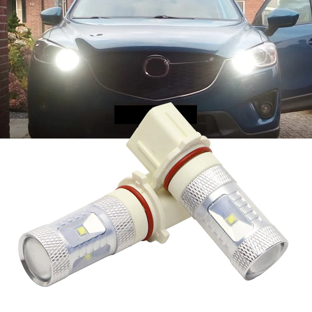 2X LED P13W SH23W проектор противотуманные дневные ходовые огни для mazda CX 5 2013 Chevrolet Camaro