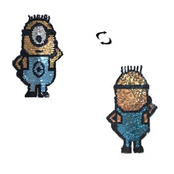 

Yellow people can be turned on both sides. Pearl piece embroidery stickers can be turned on both sides.