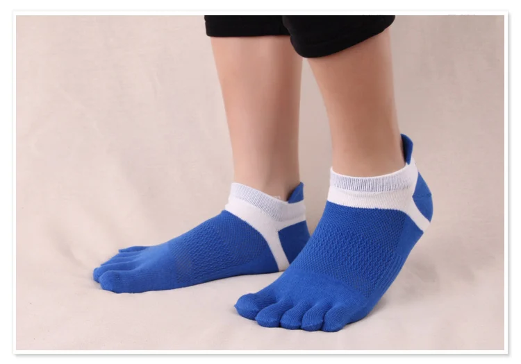 Пять пальцев носки Для мужчин хлопок дышащий носок носки модные носки до лодыжки 6 пар/лот