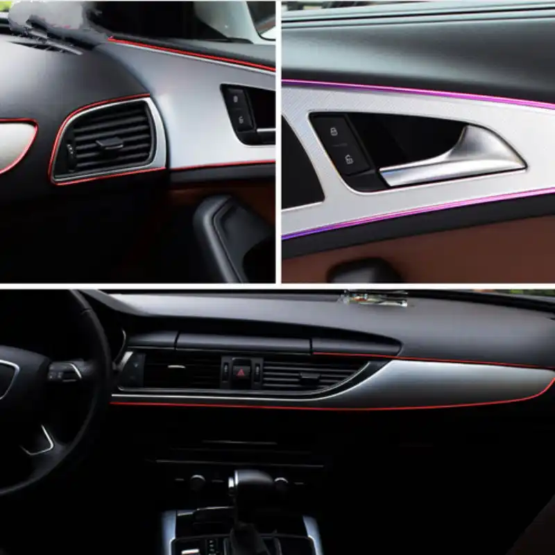 5m Car Styling Interior Accessories Strip Sticker For Audi A4 A5 A6 B5 B6 B7 Q3 Q5 Q7 Rs Quattro S Line C5 C6 Tt Sline A3 A7 Aliexpress