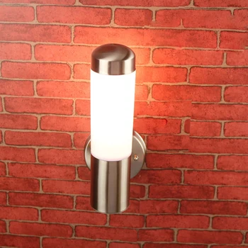 

1x New LED Wall Light Garden Bathroom Waterproof Path Mount Garden Fence Lamp