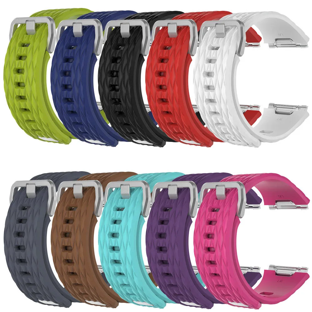 

210mm 23MM Soft Silicone Replacement Sport Strap Watchband For Fitbit Ionic Smart Watch Watchband Sporting Goods Accessories
