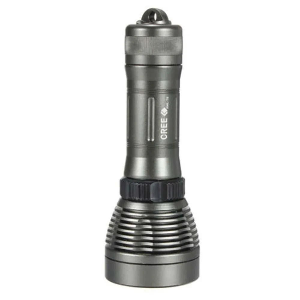 AIMIHUO Professional LED underwater flashlight T6 Strong Torch Lamp 186650 26650 charging waterproof 80m T6 diving flashlight