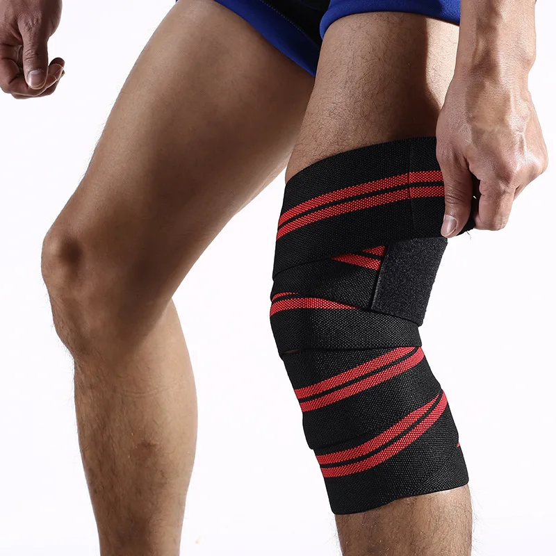 2pair 1.8M elastic bandage wraps leg compression powerlifting knee