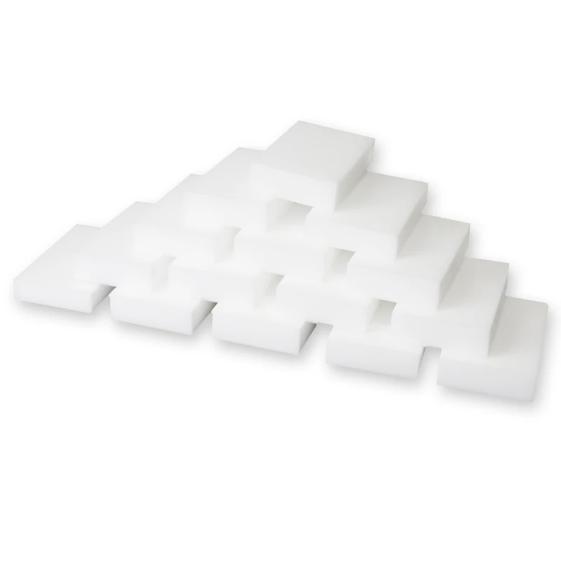 

100pcs BAISPO White Melamine Sponge Magic Nano Sponge Eraser Kitchen Cleaner Bathroom Cleaning Tools Dish 10x6x2cm