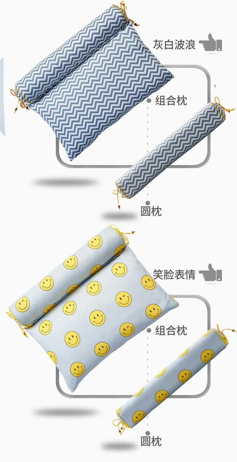 Cervical Care Pillow New Coarse Cotton Buckwheat Hull Physiotherapy Traction Pillow Washable Jacket