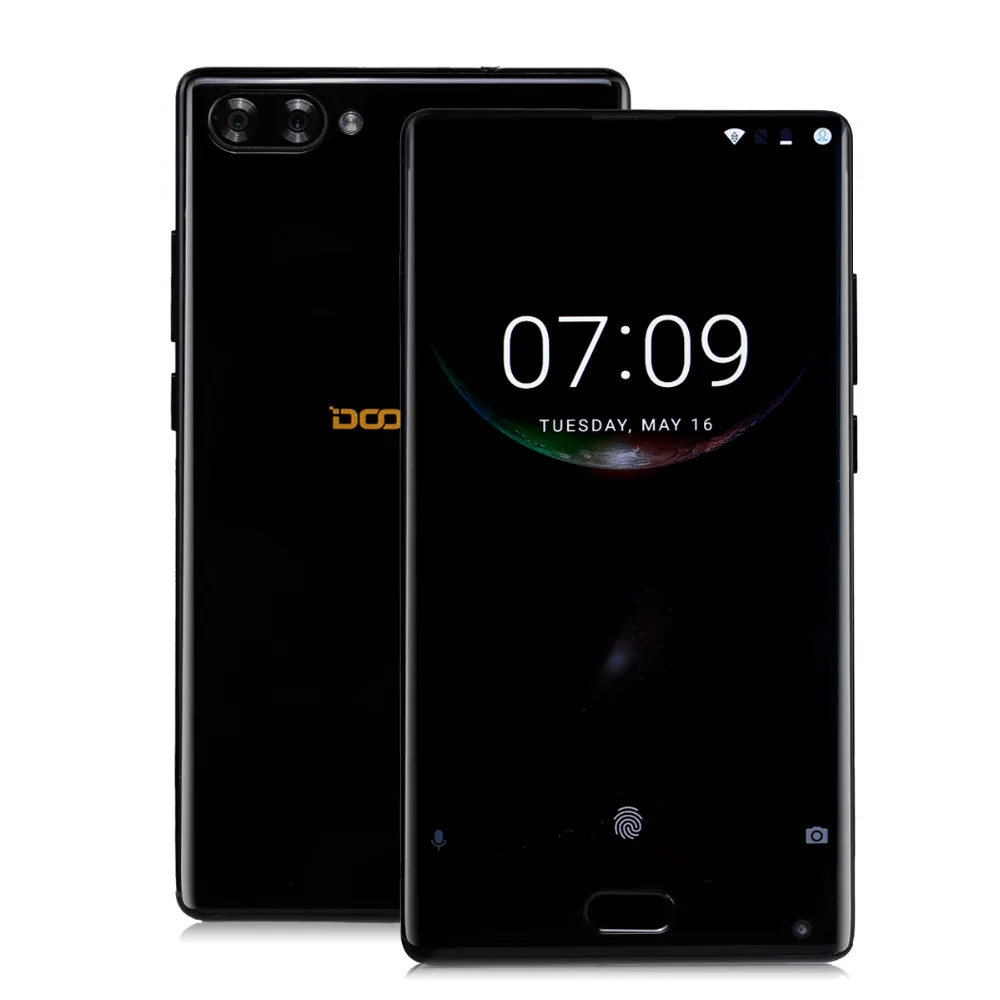 

Original DOOGEE MIX 4G LTE Bezel-less Smarthones 5.5 inch Android 7.0 6GB 64GB Octa Core 16MP+8MP Dual Back Camera Mobile Phone