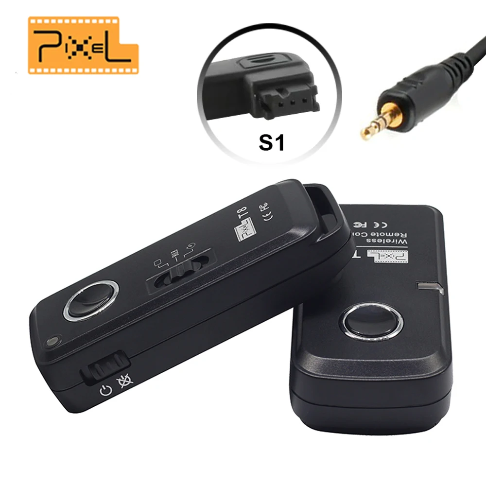 Pixel T8 Wireless Remote Control Cable 2.4GHz Shutter Release S1 For Sony A99 A77 A77II A67 A65 A57 A55 A37 A35 A33 A900 Camera |