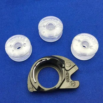 

Sewing Machine Empty Bobbin Case and 3 Bobbins for SINGER MACHINES AA7249