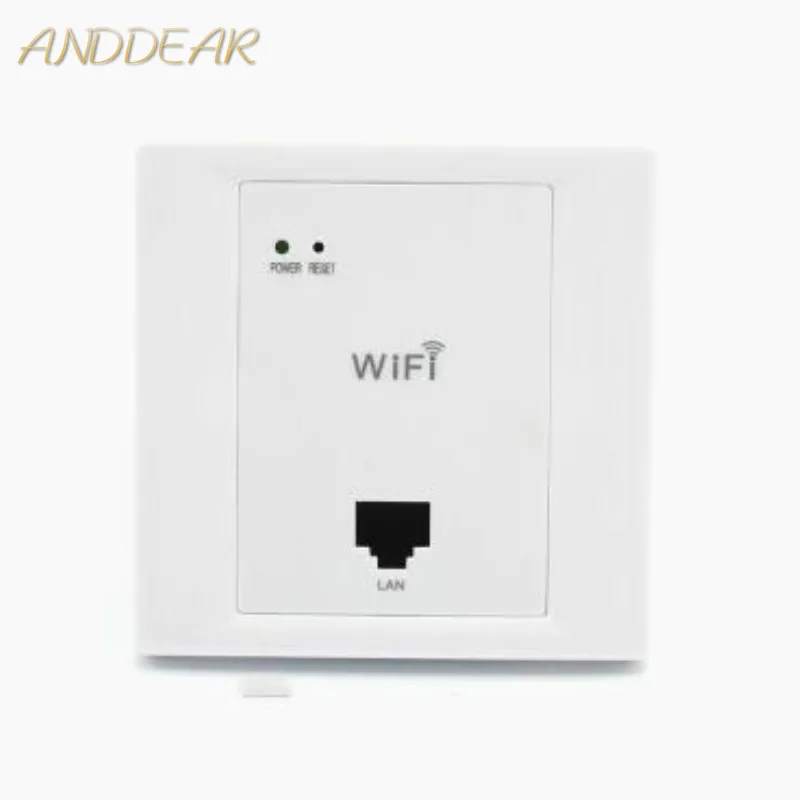 ANDDEAR белая Беспроводная настенная точка доступа Wi Fi для комнат гостиниц высокого