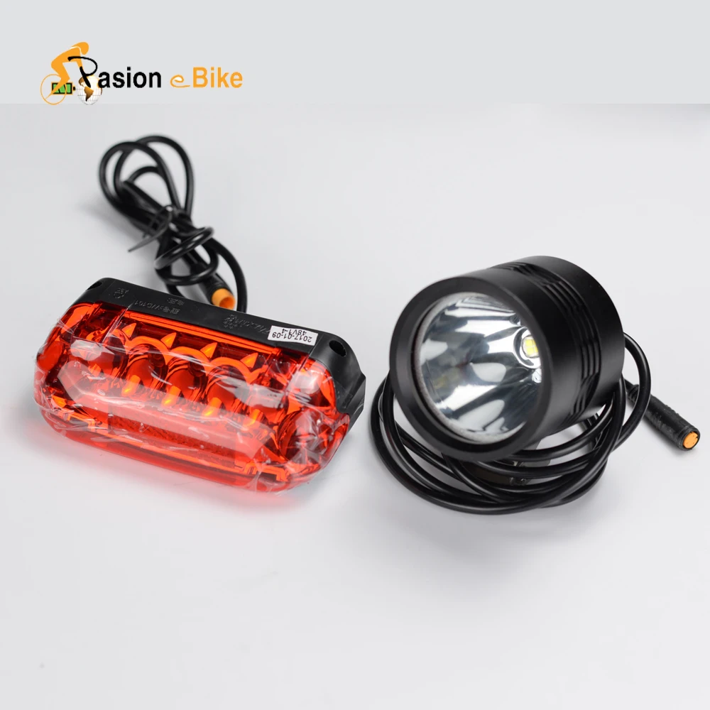 Pasion ebike led 48V 36V 24V electric bicycle front light 20W led and