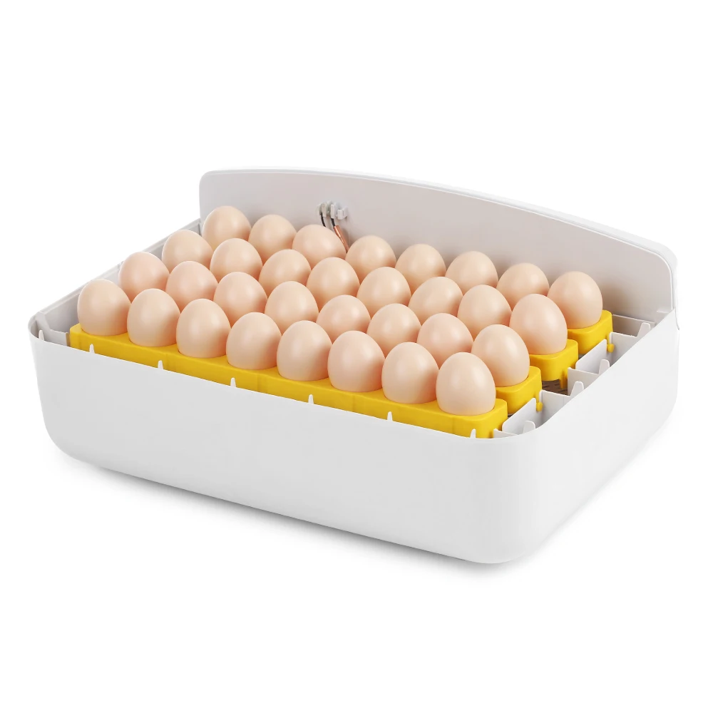 

32-Eggs Intelligent Automatic Egg Incubator Temperature Control Hatcher for Hatching Chicken Duck Bird Quail Poultry