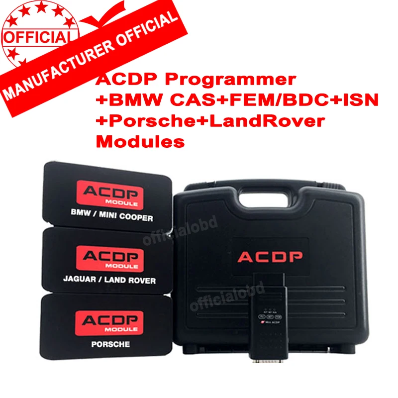 Новый 2019 Yanhua Mini ACDP BMW Расширенный комплект для CAS/FEM/BDC/Jaguar/LandRover/Porsche коррекция