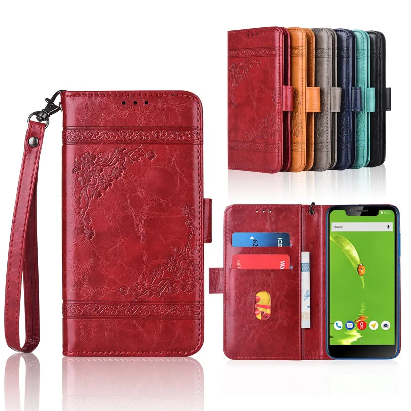 

Wallet case for Fly View case with Strap,100% special PU leather Patterned Floral Flip Case