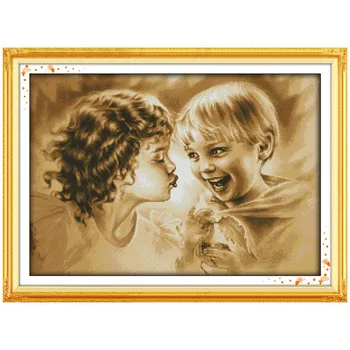 

My Little Buddy Counted Cross Stitch 11CT 14CT Handmade Cross Stitch Sets Chinese Cross-stitch Kits Embroidery Needlework