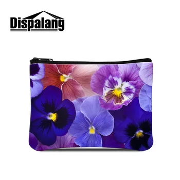 

Dispalang brand designer women's small wallet beautiful floral print coin purse for girls ladies mini shopping money change bags