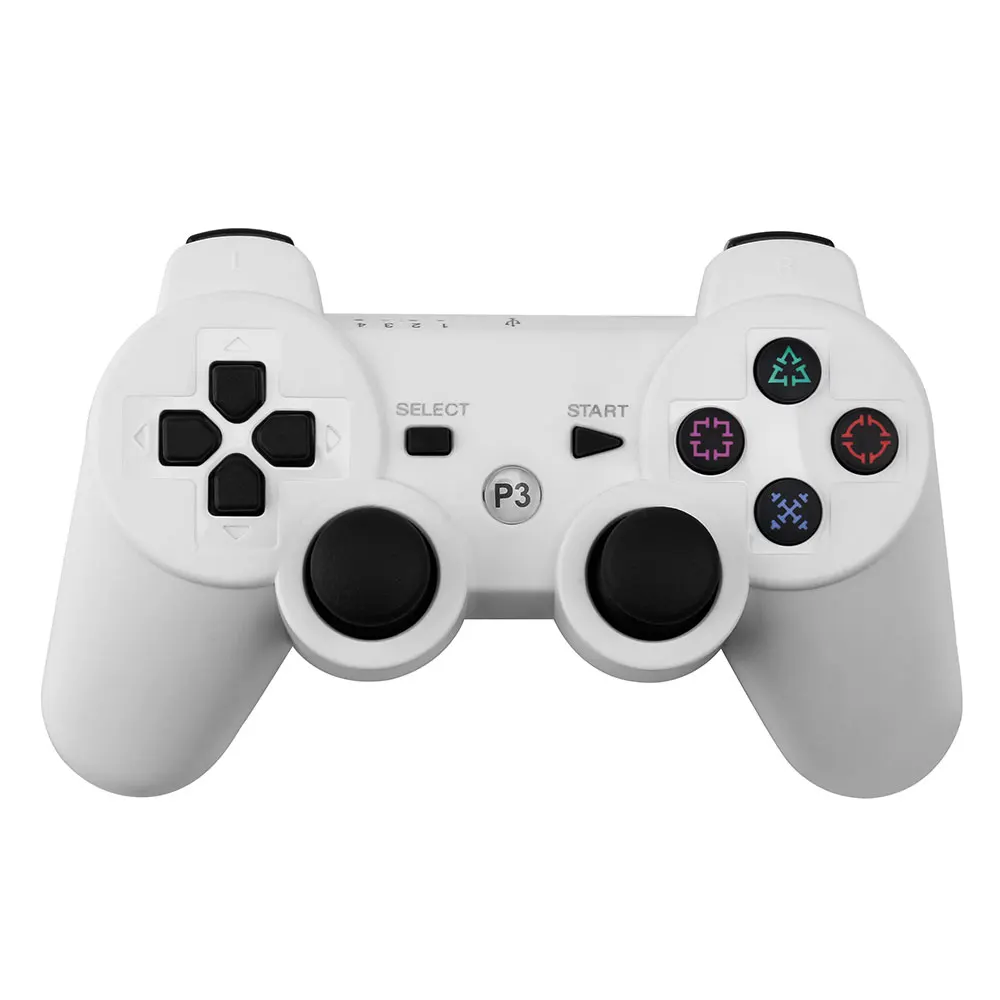 Беспроводной Bluetooth геймпад для PS3 контроллер Playstation 3 dualshock игровой джойстик play station 3 консоли - Цвет: Белый