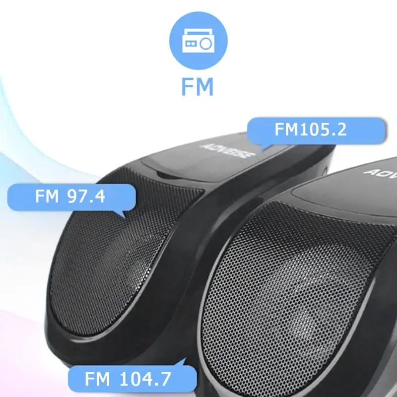 Player de Áudio Sistema de Som à Prova Dwaterproof fm para a Motocicleta Água Moto Alto-falante Bluetooth Music Rádio - Atv Utv Scooter Mp3 15 À prova dwaterproof água moto alto falante