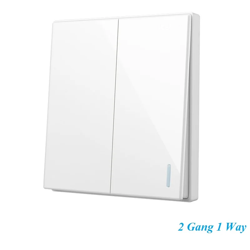 High Quality Minimalist Magnolia White Large Panel Wall Switch With