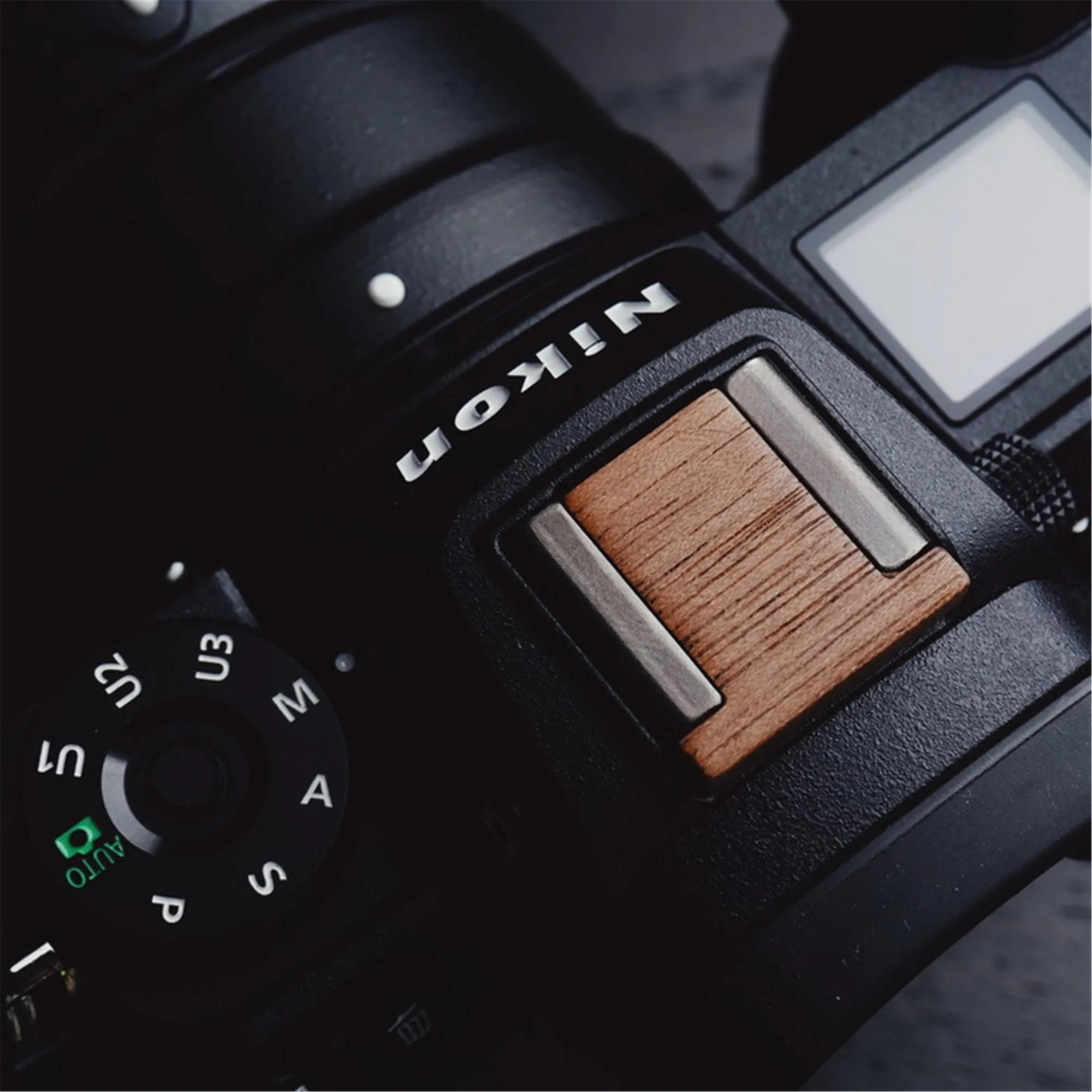 Деревянный Горячий башмак Крышка для Nikon