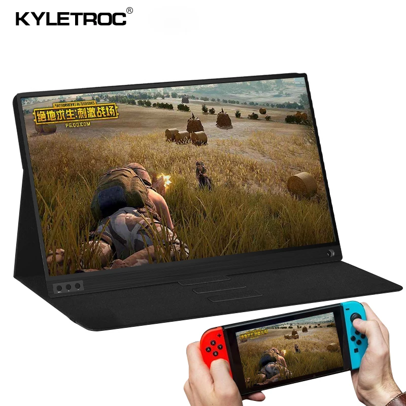  Portable Monitor 15.6” LED USB Type C Hdmi gaming monitor ips1920*1080p HD display for PS4 Laptop P