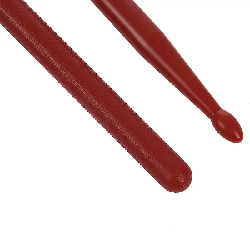 ABGZ-1 пара 5A барабаны палочки нейлон для барабан легкий прочный цвет: красный
