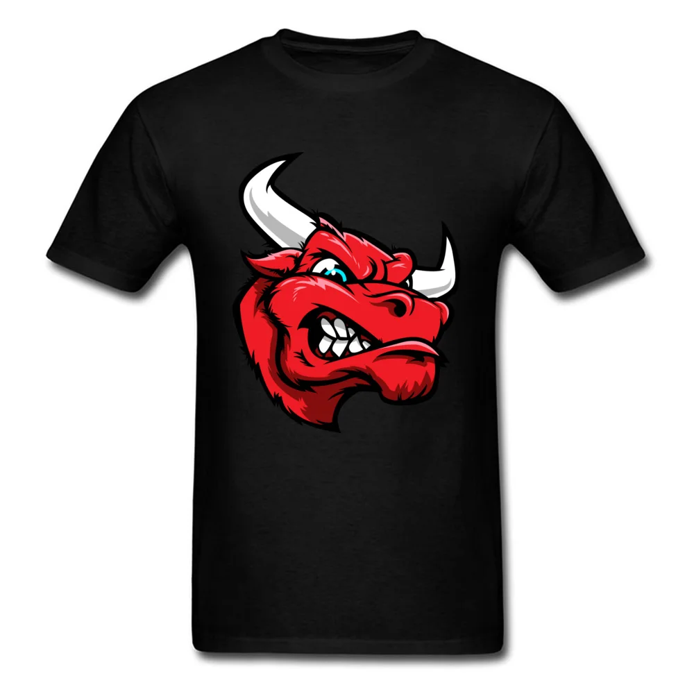 

Pit Bull T Shirt Angry Red Rhinoceros Head Mens Short Sleeve Round Collar Slim Tee-Shirt High Quality Breathable Cotton Clothes