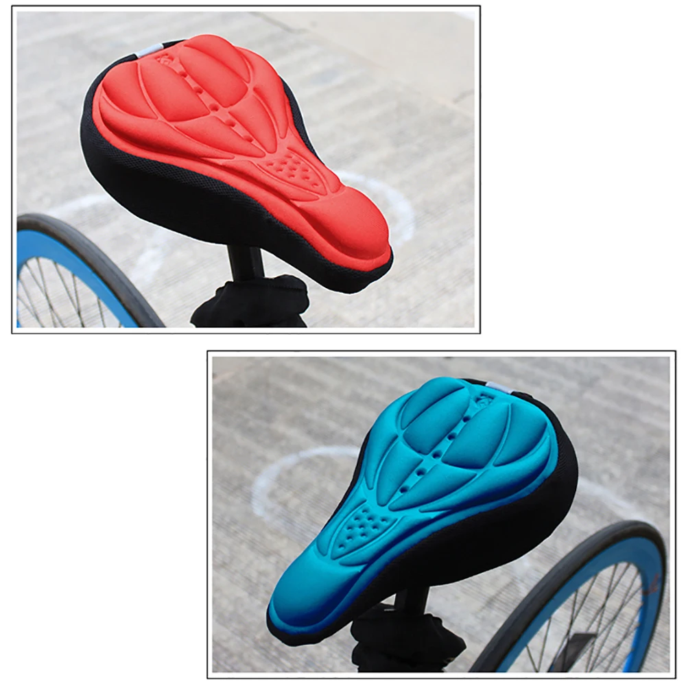 Bicycle Saddle 3D Soft Seat Cover Gel Silicone Cushion Cycling for Bike Ultralight Saddle Extra Comfort Ultra Soft Foam cover bicycle saddle,bicycle saddle cover,bicycle seat cover,bicycle seat cushion,bike riding cushion