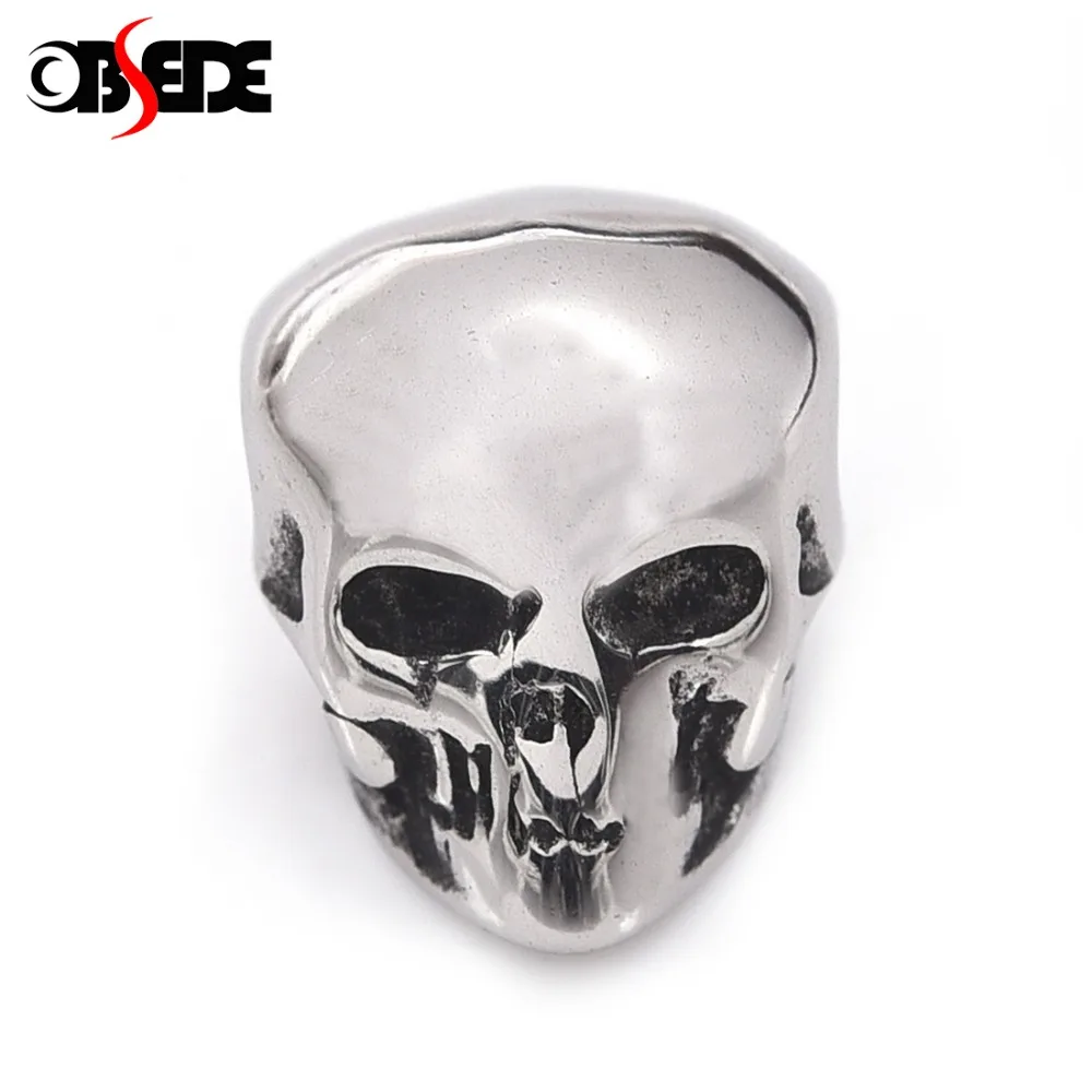 

Stainless Steel Skull Bead Small Hole 2.5mm Metal Beads Blacken for DIY Bracelet Men Jewelry Making Findings Components