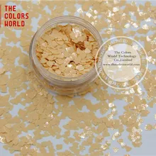 TCH303 3,0 мм Размер устойчив к растворителям мате цвета блестка в форме сердца для лака для ногтей, дизайна ногтей или другого DIY украшения