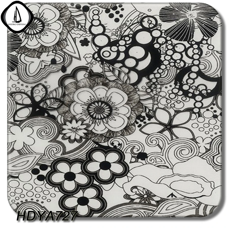 

Free Shipping Flower Pattern Hydro Dipping NO.HDYA727 Decoration Water Transfer Printing Size 0.5M*2M Hydrographic Film