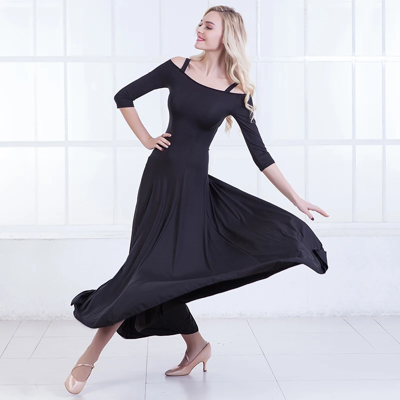 Modern Dance dress Will tank shoulder Ballroom Dancing Show Serve Ballroom Dancing Waltz Dance Dress