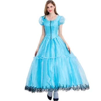 

Alice in Wonderland Costumes Princess Dresses Party Dancing Wear Elegant Women Fancy