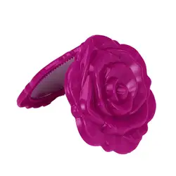 Розы Форма косметическое зеркало 3D Stereo Двусторонняя Роуз Пластик Роза Форма зеркало Роза красная/розовый макияж инструмент