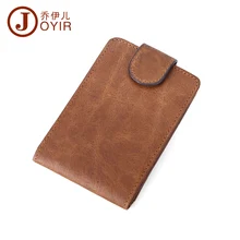 2016 High Quality Men Credit Card Holder Genuine Leather Middle Capacity Men Purses Wallets Card Holder For Male Man Bag K001