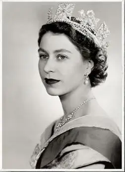 

QUEEN ELIZABETH II 1952 GLOSSY Silk Poster Wall Decor Room Painting 24X36Inch