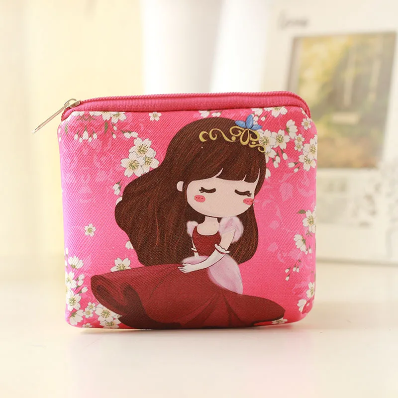 

PU leather cartoon printing women's mini wallet money pouch coin bag change purse bolso mujer bolsa carteira feminina for girls
