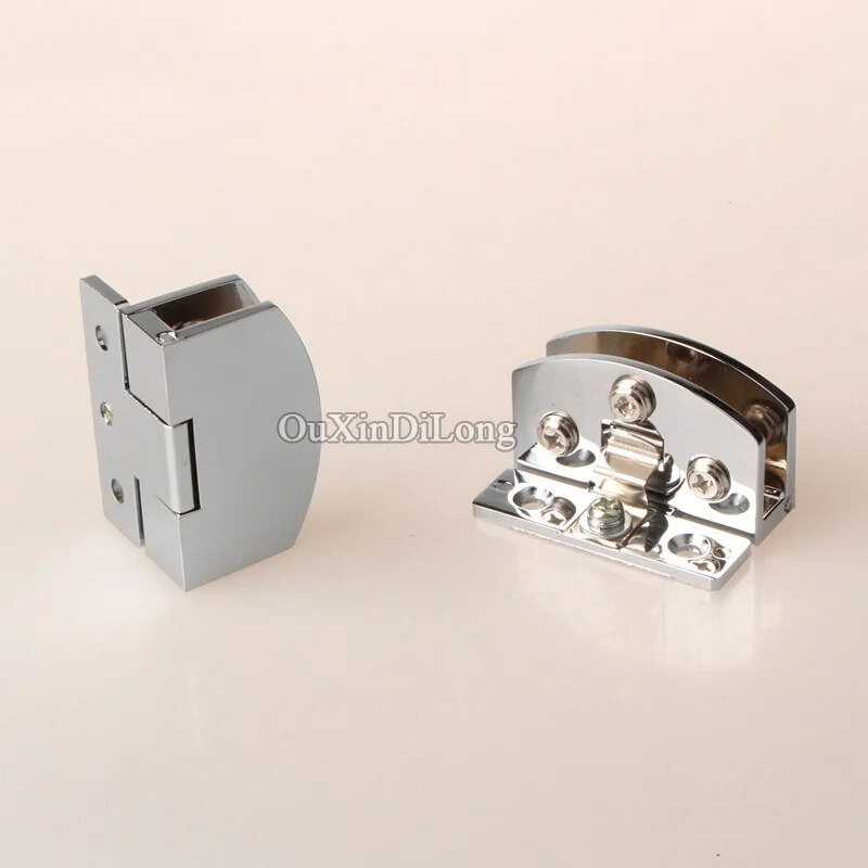 Hotsale 1Pair=2PCS Glass Door Hinges Wine Door Hinges