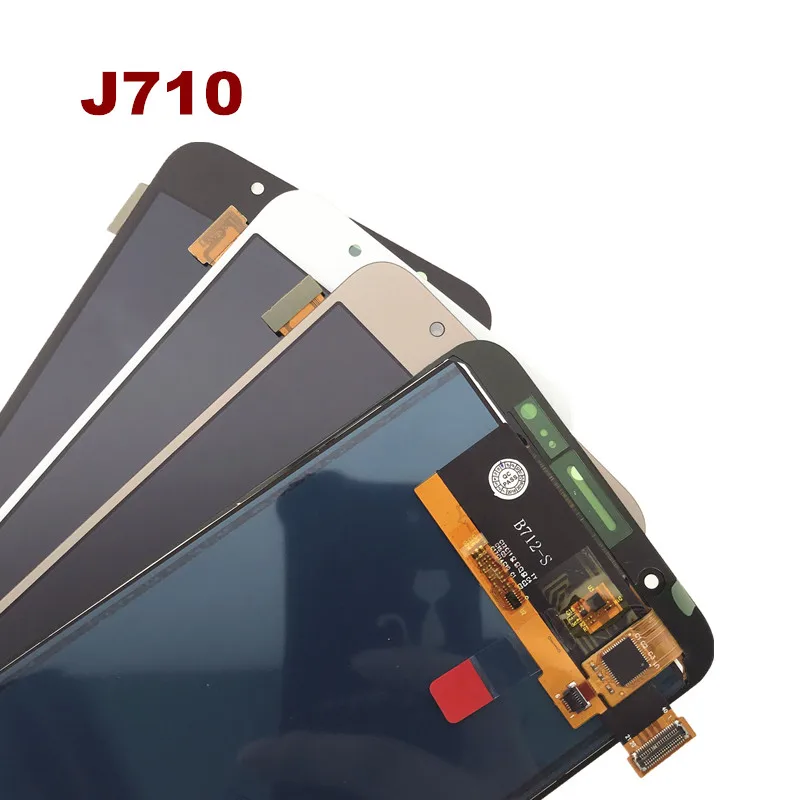 100% протестированный J710 ЖК-для Samsung Galaxy J7 2016 J710F J710M J710H J710FN ЖК-дисплей с кодирующий
