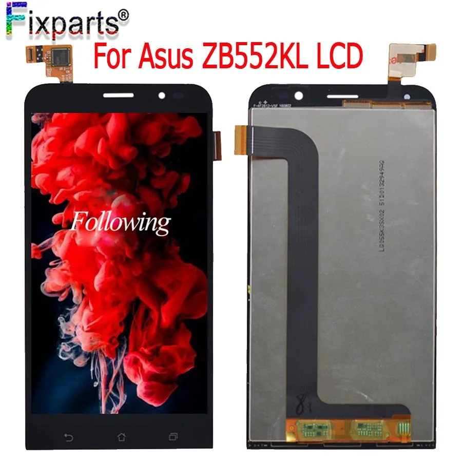 5 &quotдля ASUS ZenFone GO ZB552KL ЖК-дисплей кодирующий преобразователь сенсорного экрана в