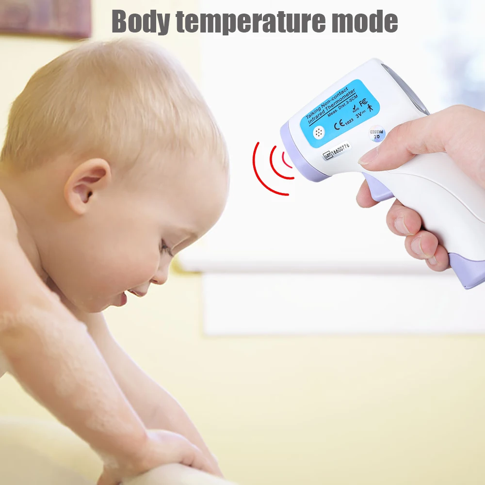 Детский инфракрасный термометр цифровой термометр пистолет бесконтактный температура измерения устройства Дети/0,5 секунд Быстрый идеальный уход