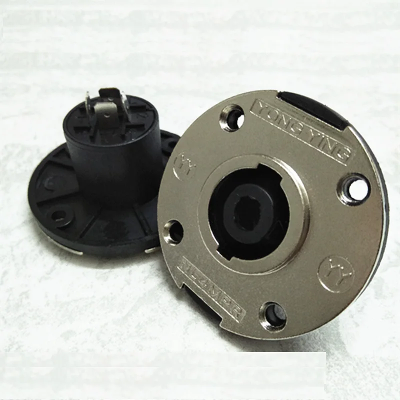 High Quality 20 PCS 4-Pole Female Panel Mount Round Pro Speakon Connector Head Socket NL4FC | Обустройство дома