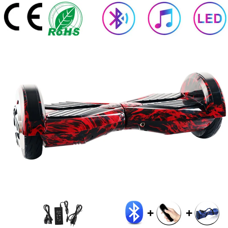 

Self Balancing Scooter 8 Inch Hoverboard Lamborghini Electric Scooter 2 Wheels Balance Board LED Bluetooth+Remote Control+Bag