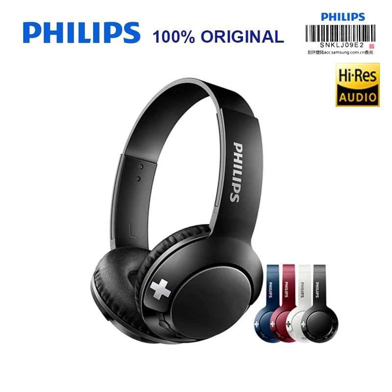 Беспроводная гарнитура Philips SHB3075 повязка на голову с Bluetooth 4 1 регулятором