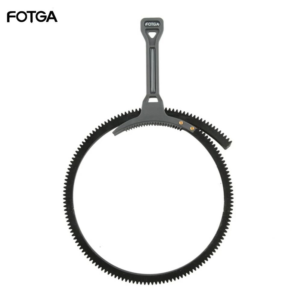 FOTGA DSLR Zoom регулируемый фокус серая ручка рычаг гибкий зубчатый ремень кольцо от 46
