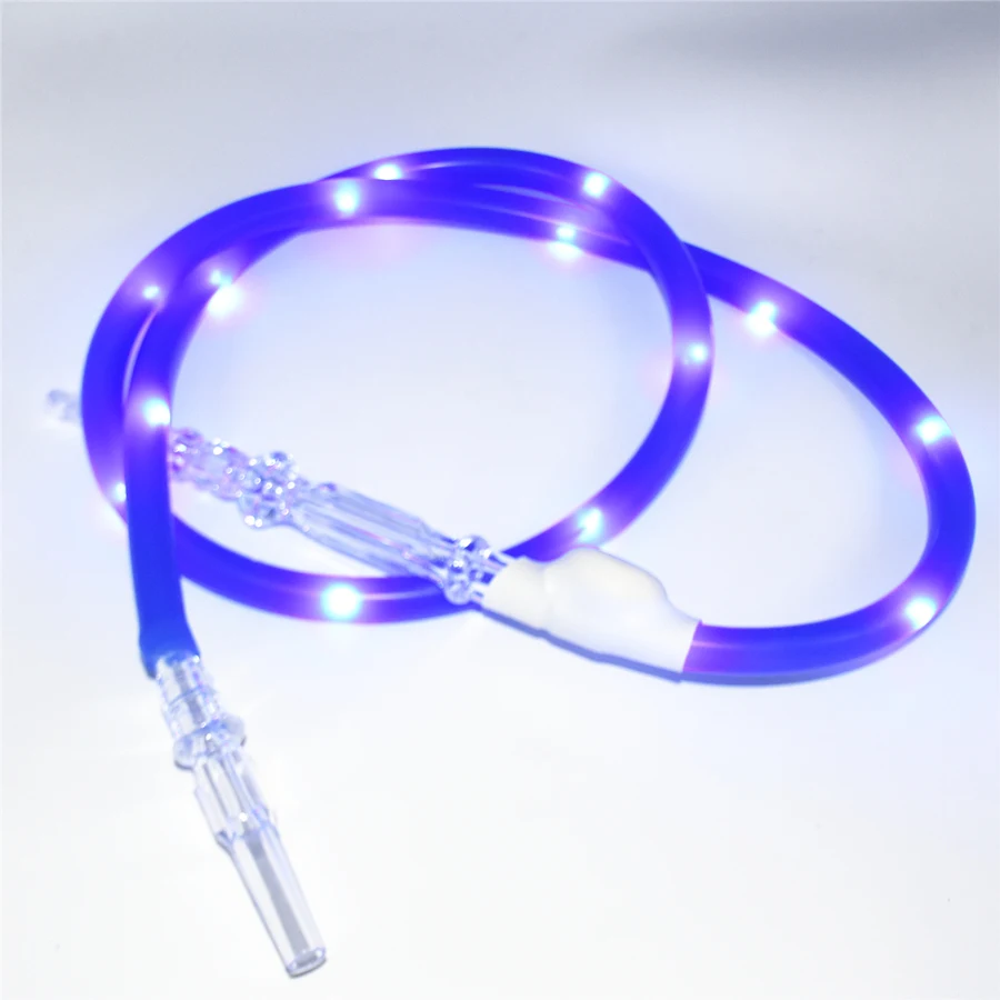 

Length:1.8 M Shisha Hookah Hose with Led Light Silicone Hose For Party,KTV,Bar, Narguile Sheesha Chicha Accessories
