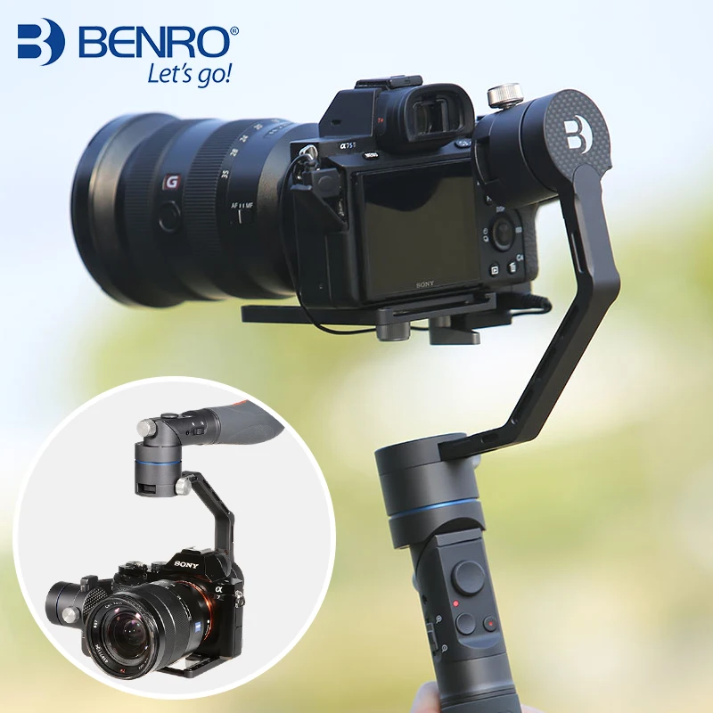 REDDOG R1 Benro 3 оси видео стабилизатор Gimbal Anti shake складывающаяся ручка Steadycam Для