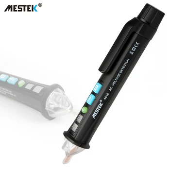 

MESTEK NCV Tester AC Voltage Detector Non-contact Adjustable Pen Style Voltage Circuit Tester Sensor 50Hz-60Hz AC 12V-1000V Test